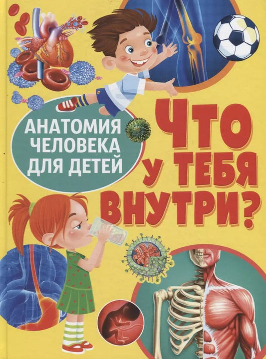Обложка книги "Что у тебя внутри? Анатомия человека для детей"
