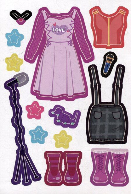 Фотография книги "Чудесные наряды. Суперзвезда (более 50 наклеек)"