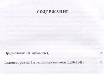 Фотография книги "Дальнее зрение. Из записных книжек (1896-1941)"