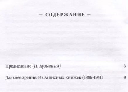 Фотография книги "Дальнее зрение. Из записных книжек (1896-1941)"