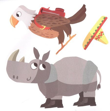 Фотография книги "Дальние страны. Мини-энциклопедия для крохи"