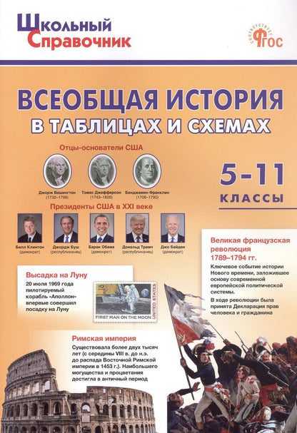 Обложка книги "Данила Чернов: Всеобщая история в таблицах и схемах. 5–11 классы"