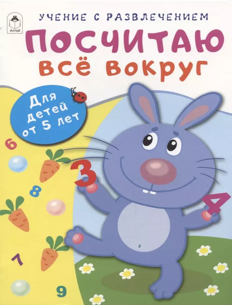 Обложка книги "Дарья Морозова: Посчитаю всё вокруг. Для детей от 5 лет"