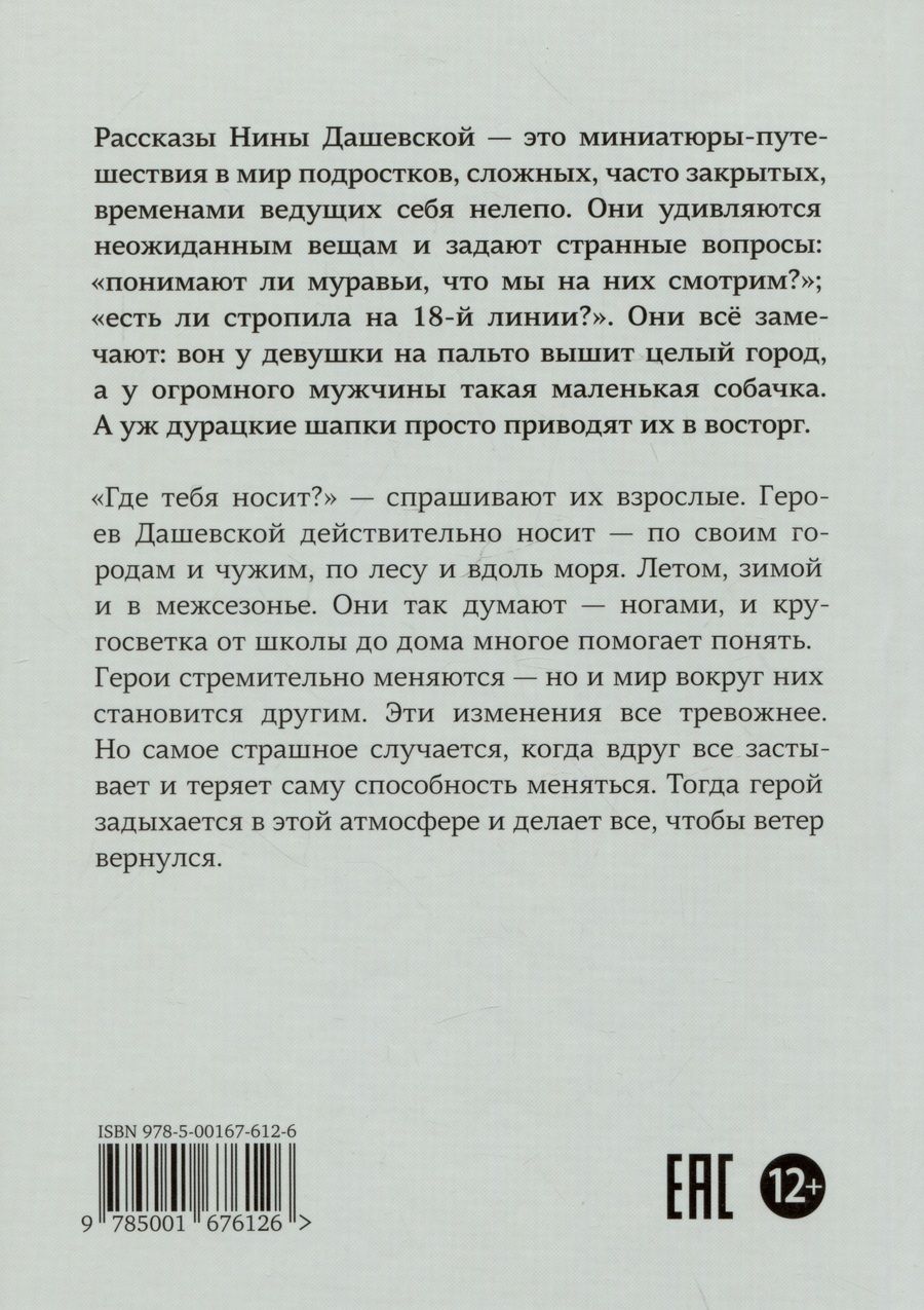 Обложка книги "Дашевская: Ветер вернется. Рассказы 2019-2023"