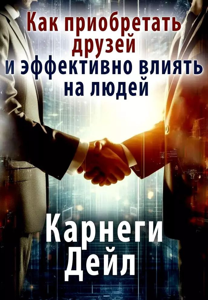 Обложка книги "Дейл Карнеги: Как приобретать друзей и эффективно влиять на людей"
