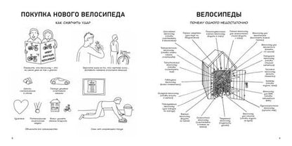 Фотография книги "Дэйв Уокер: Велосипед. Краткий курс в комиксах. Иллюстрированный путеводитель по жизни на двух колесах"