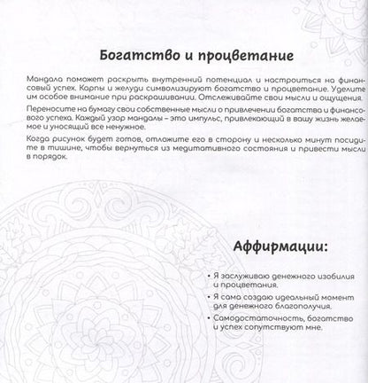 Фотография книги "Деньги. Раскраски-мандалы"