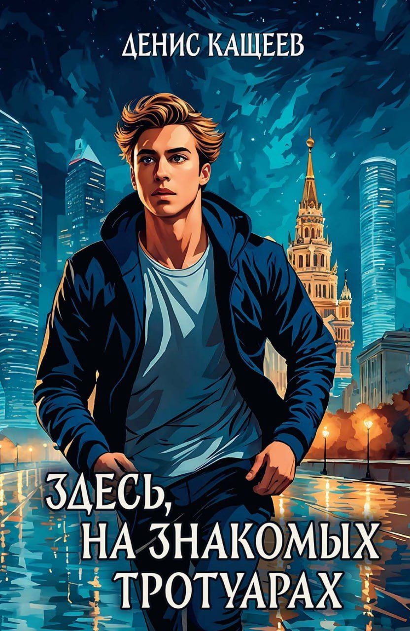 Обложка книги "Денис Кащеев: Здесь, на знакомых тротуарах..."