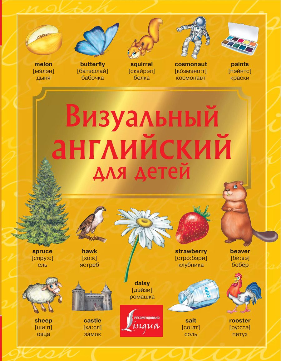 Обложка книги "Державина, Френк: Визуальный английский для детей"