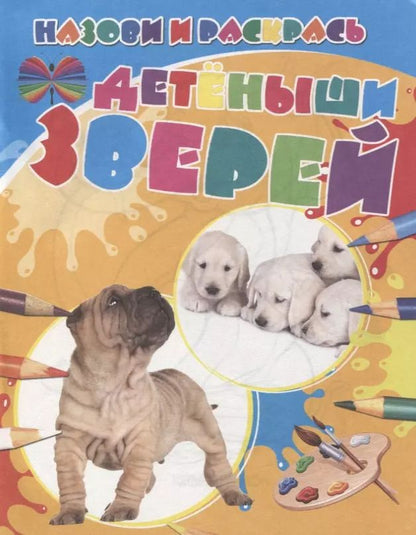Обложка книги "Детеныши зверей"