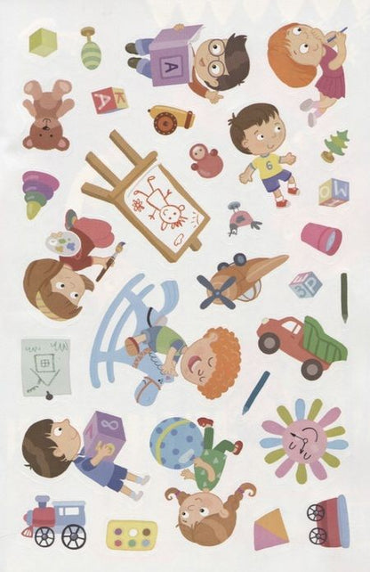 Фотография книги "Детский сад. Более 50 многоразовых наклеек"