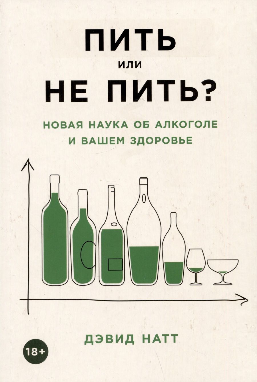 Обложка книги "Дэвид Натт: Пить или не пить? Новая наука об алкоголе и вашем здоровье"
