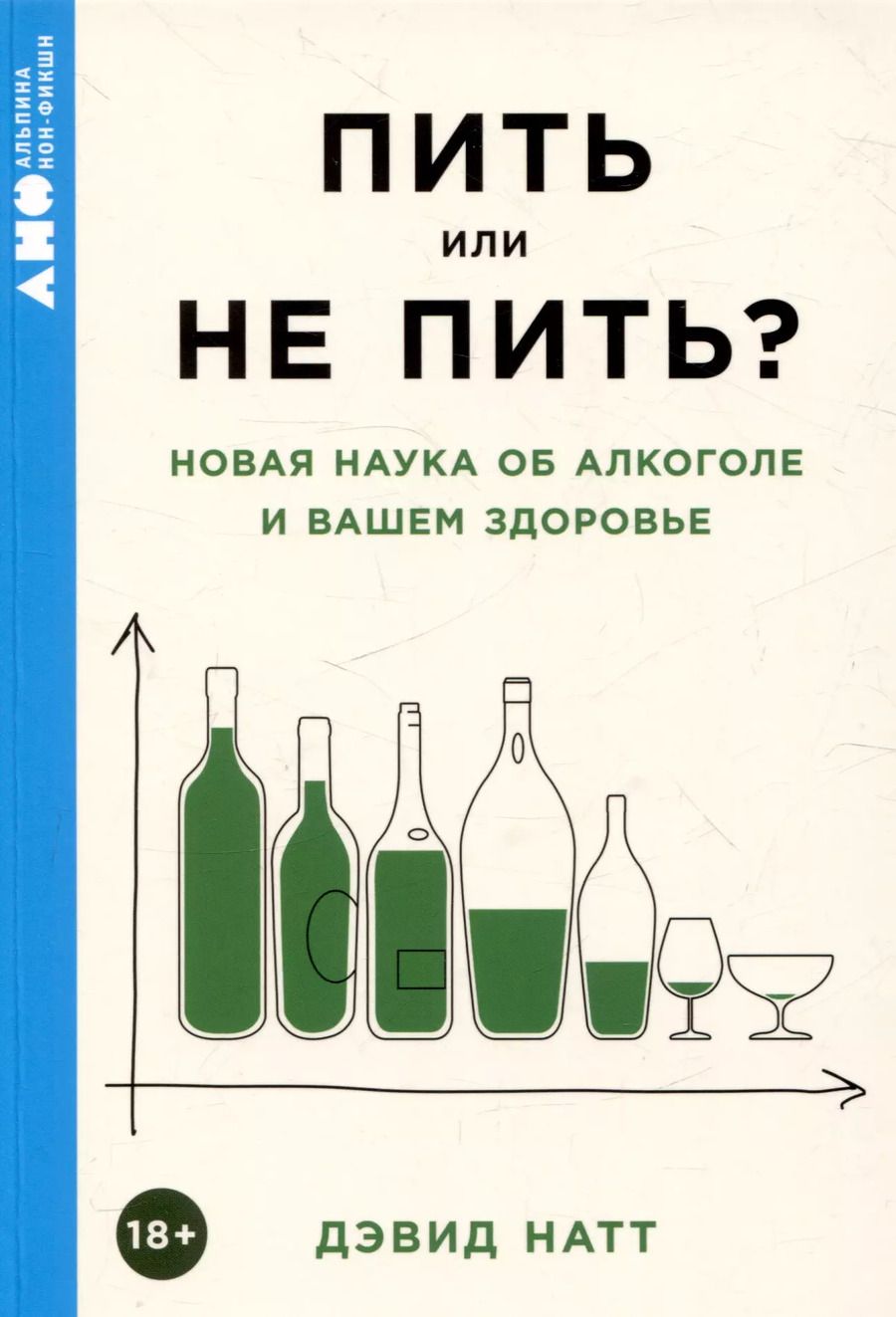 Обложка книги "Дэвид Натт: Пить или не пить? Новая наука об алкоголе и вашем здоровье"