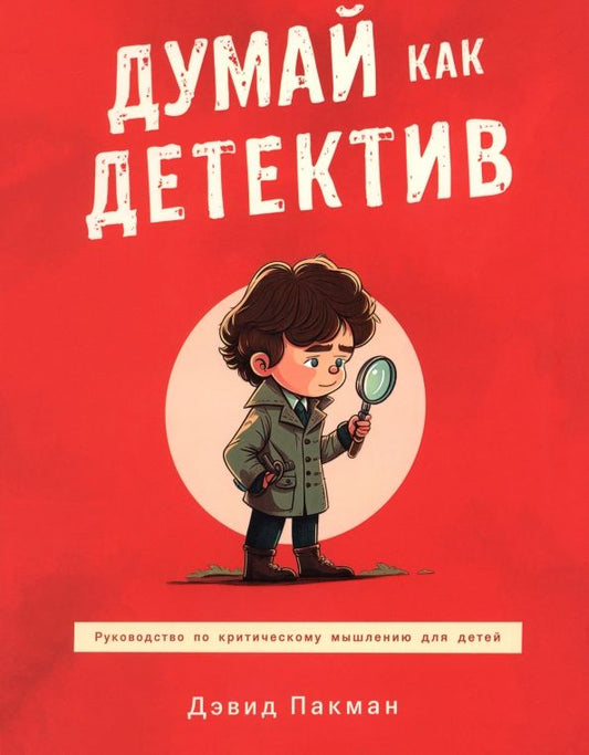 Обложка книги "Дэвид Пакман: Думай как детектив. Руководство по критическому мышлению для детей"