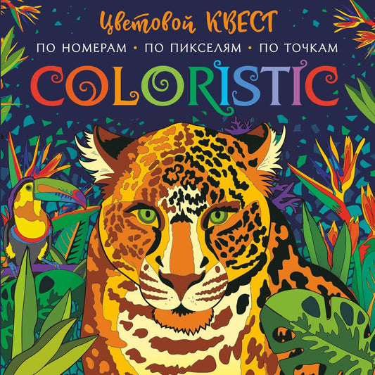 Обложка книги "Диана Макарова: Coloristic Цветовой квест по номерам, по пикселям, по точкам"