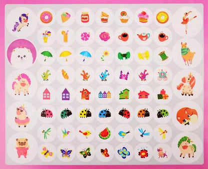 Фотография книги "Для девочек. Альбом наклеек"