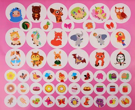 Фотография книги "Для девочек. Альбом наклеек"