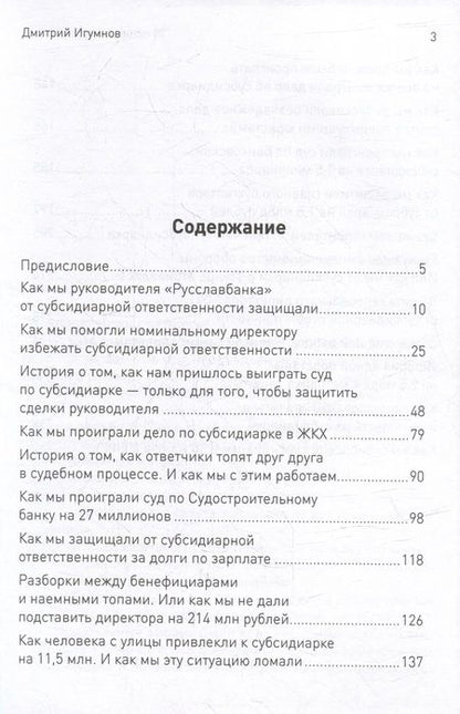 Фотография книги "Дмитрий Игумнов: 20 историй о субсидиарке, которые клиенты разрешили нам рассказать"