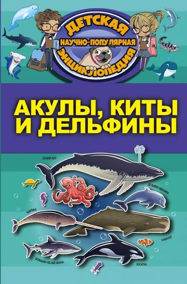 Обложка книги "Дмитрий Кошевар: Акулы, киты, дельфины"