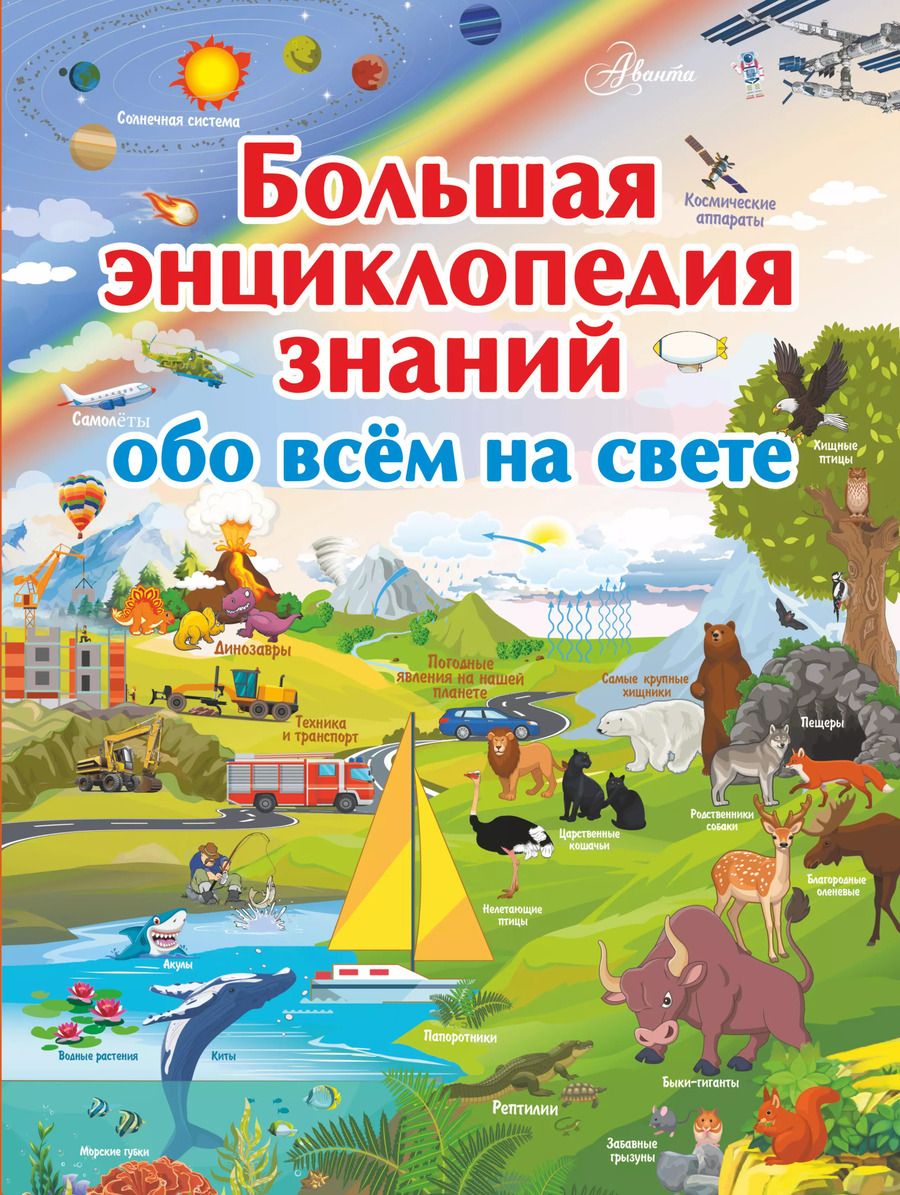 Обложка книги "Дмитрий Кошевар: Большая энциклопедия знаний обо всем на свете"