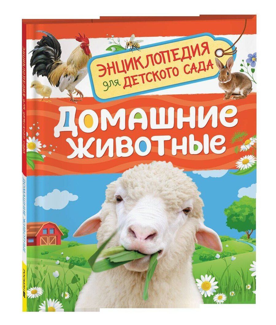 Обложка книги "Домашние животные (Энциклопедия для детского сада)"