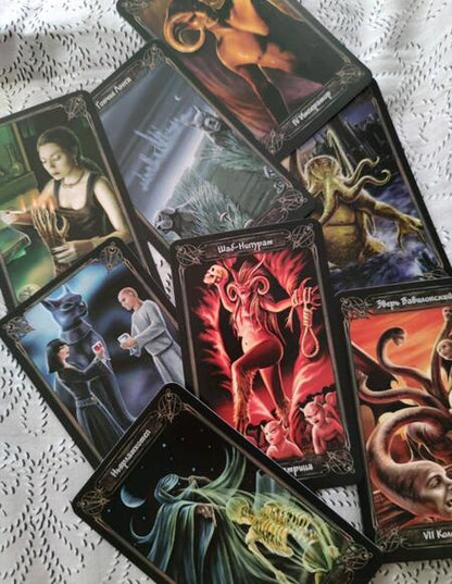 Фотография книги "Дональд Тайсон: Тайны Таро Некрономикон (78 карт + книга)"