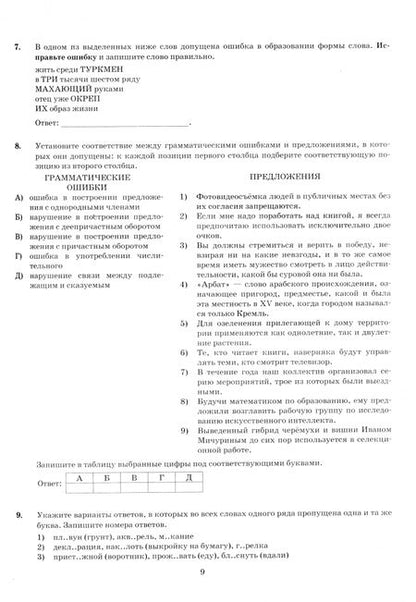 Фотография книги "Дощинский, Абрамовская, Пономарева: ЕГЭ-2025. Русский язык. 37 вариантов. Типовые варианты экзаменационных заданий"