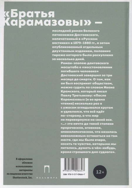 Фотография книги "Достоевский: Братья Карамазовы. В 2 томах. Том 2"