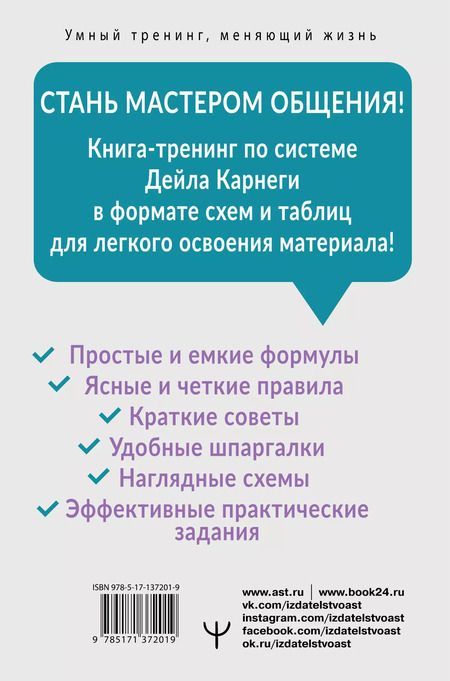 Фотография книги "Дуглас Мосс: Карнеги. Все приемы общения в схемах и таблицах. Экспресс-курс"