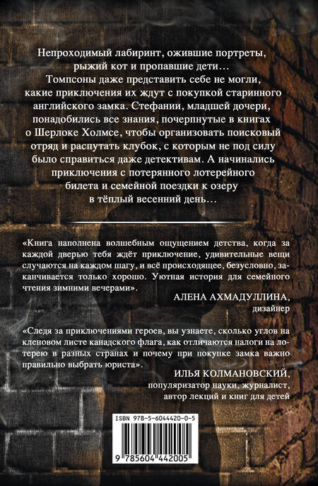 Фотография книги "Духин, Духина: Тайна Английского замка. Часть 1. Замок"