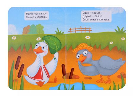 Фотография книги "Два веселых гуся"