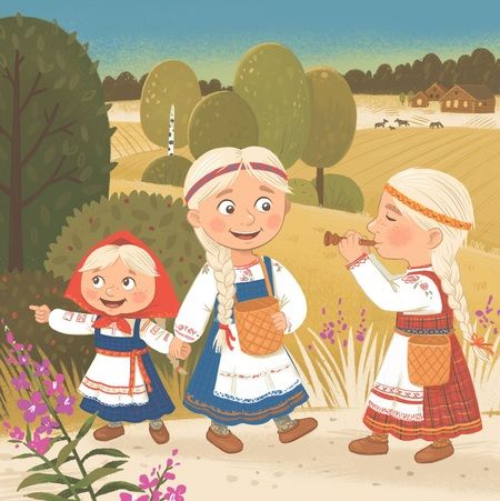 Фотография книги "Дверь на лугу. Коми-пермяцкие сказки"