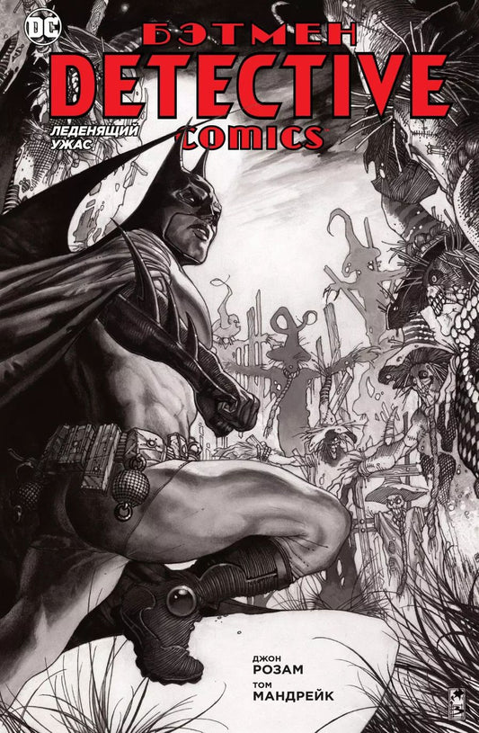 Обложка книги "Дж. Розам: Бэтмен. Detective Comics. Леденящий ужас"