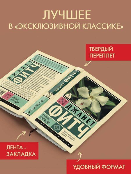 Фотография книги "Джанет Фитч: Белый олеандр"