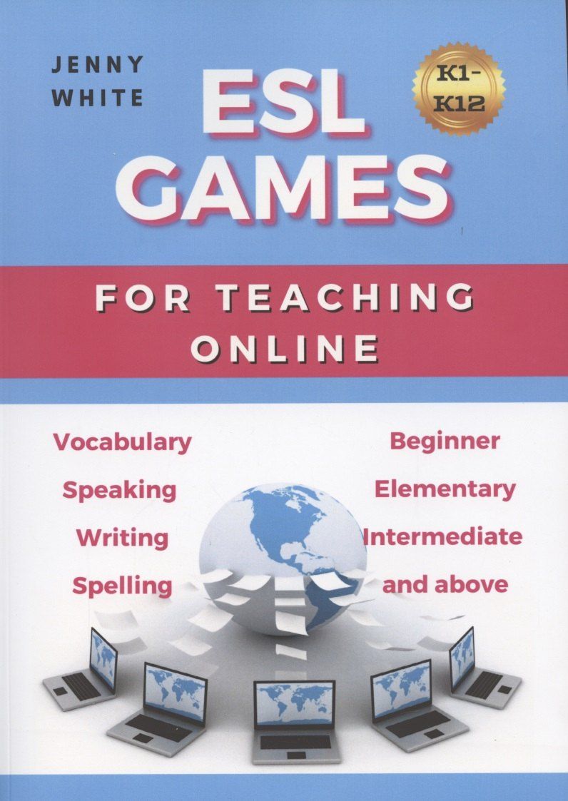 Обложка книги "Дженни Уайт: ESL Games. For teaching online"