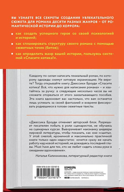 Фотография книги "Дженнифер Броуди: Спасите котика! Всё, что нужно для написания романа"