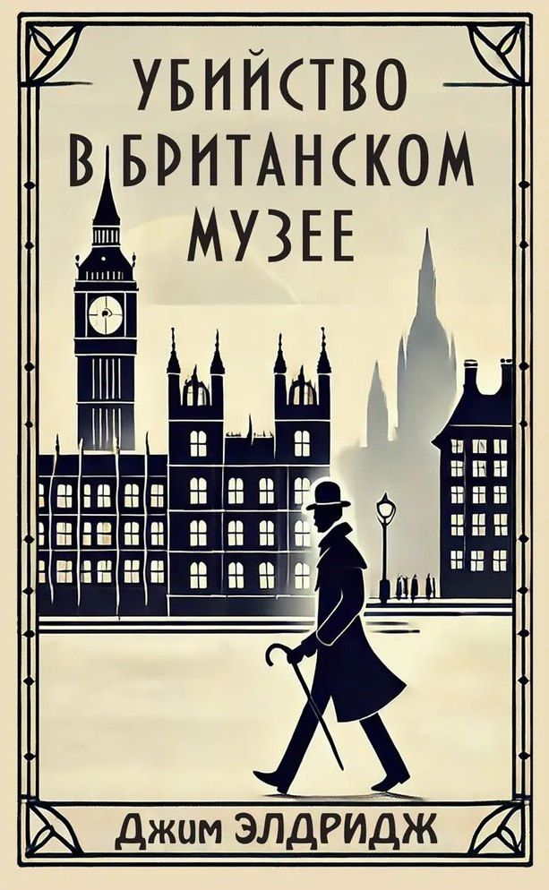 Обложка книги "Джим Элдридж: Убийство в Британском музее"