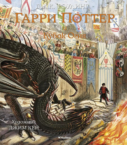 Обложка книги "Джоан Кэтлин: Гарри Поттер и Кубок Огня (с цветными иллюстрациями)"