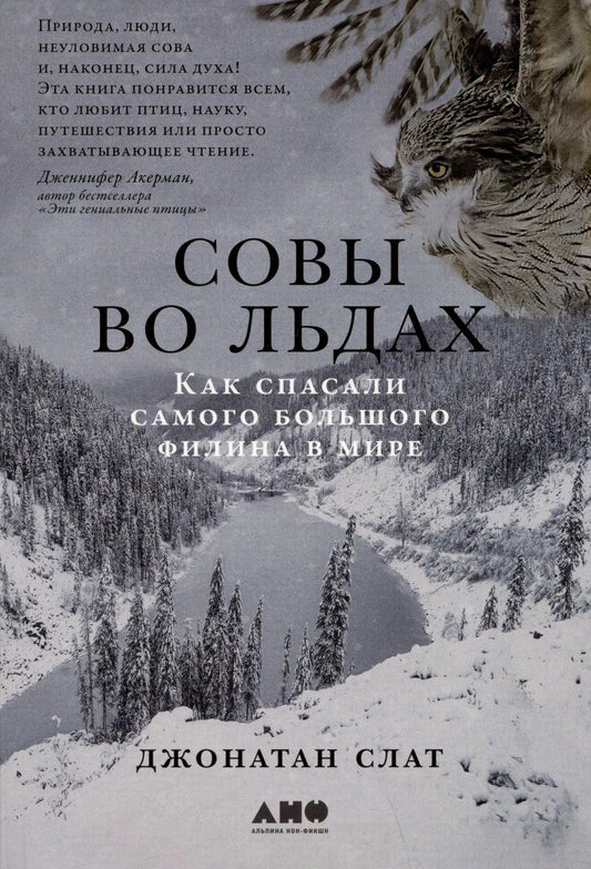 Обложка книги "Джонатан Слат: Совы во льдах: Как спасали самого большого филина в мире"