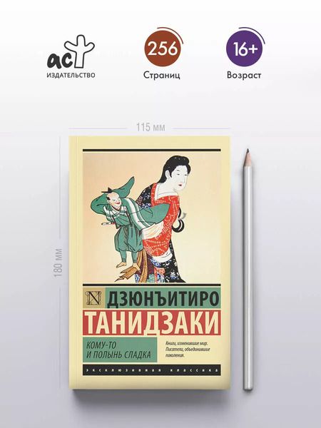 Фотография книги "Дзюнъитиро Танидзаки: Кому-то и полынь сладка"