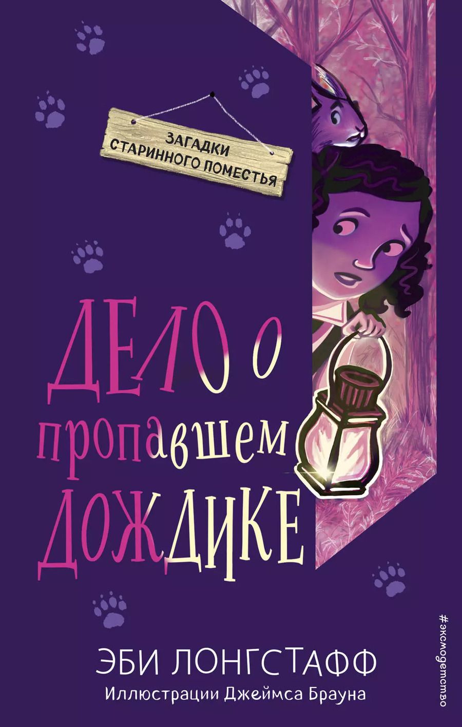 Обложка книги "Эби Лонгстафф: Дело о пропавшем Дождике (#2)"