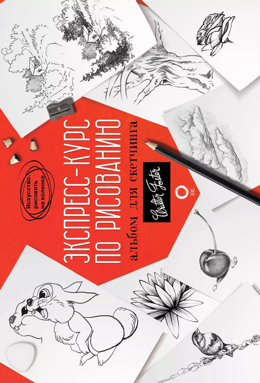 Обложка книги "Экспресс-курс по рисованию. Альбом для скетчинга"