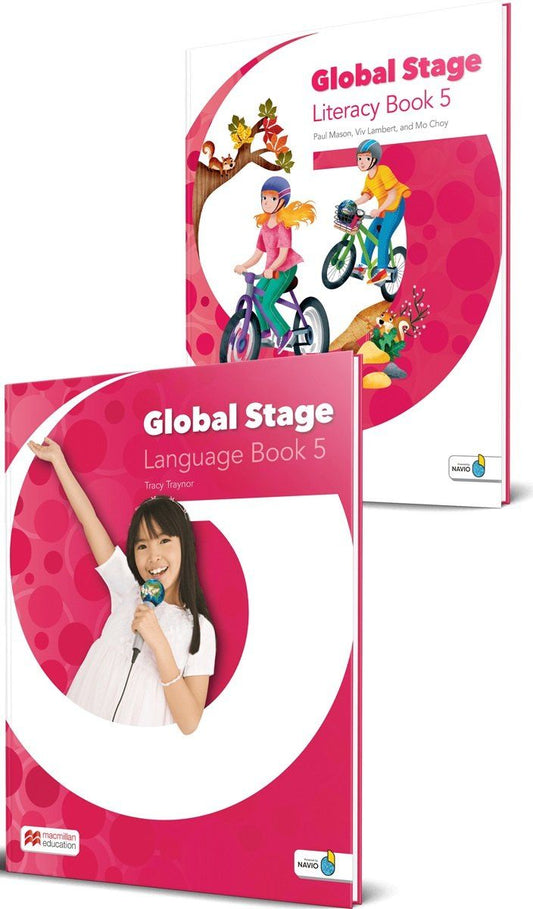 Обложка книги "Elaine Boyd: Global Stage 5. Literacy Book 5 and Language Book 5 with Navio App (комплект из 2 книг)"