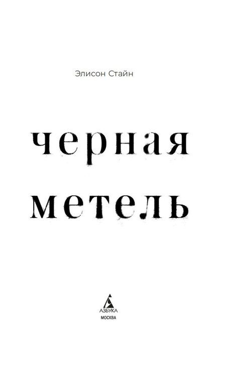 Фотография книги "Элисон Стайн: Черная метель"