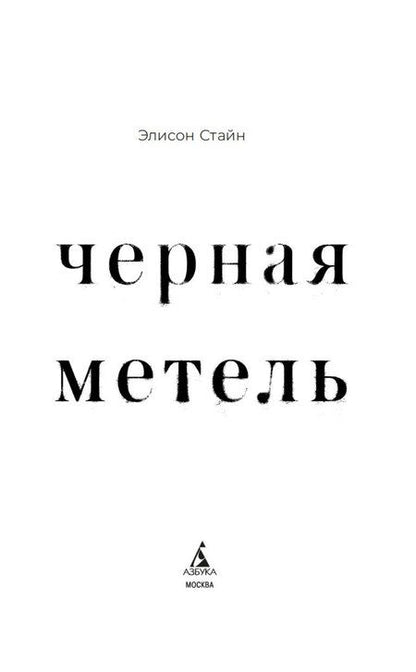 Фотография книги "Элисон Стайн: Черная метель"