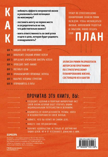 Фотография книги "Эллисон Римм: Спланируй мечту. Пошаговая инструкция по достижению жизненных целей"