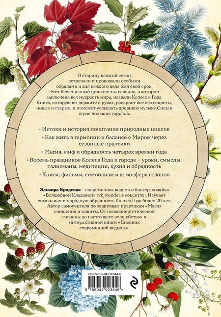 Фотография книги "Эльвира Михайловна: Колесо Года в городе: от древних секретов сезонной магии до современных практик"