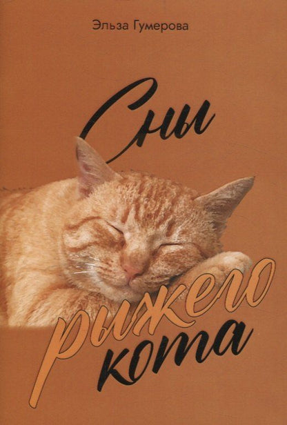 Обложка книги "Эльза Гумерова: Сны рыжего кота"