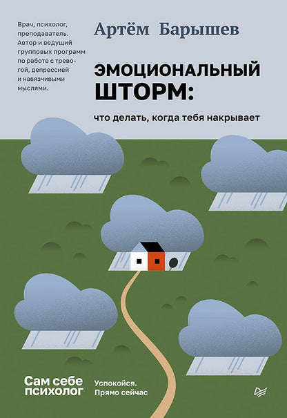 Обложка книги "Эмоциональный шторм: что делать, когда тебя накрывает. Успокойся. Прямо сейчас"