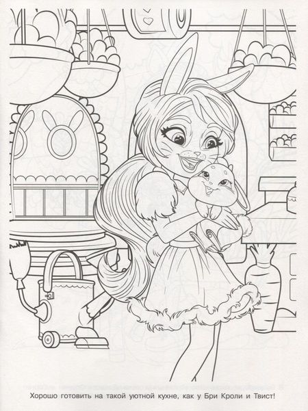 Фотография книги "Энчантималс. Волшебная раскраска. № РК 1920"